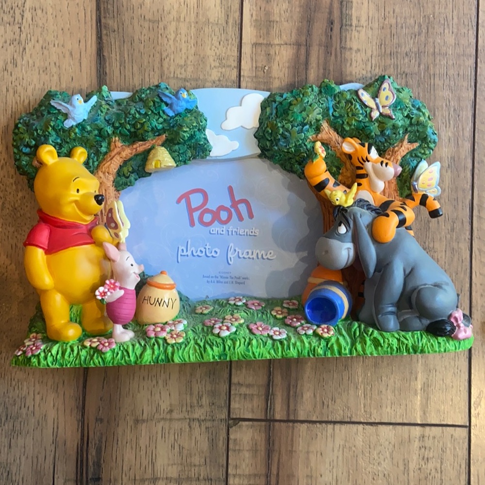 Pooh and friends photo frame
